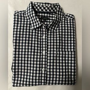Ladies gingham shirt by Talbots